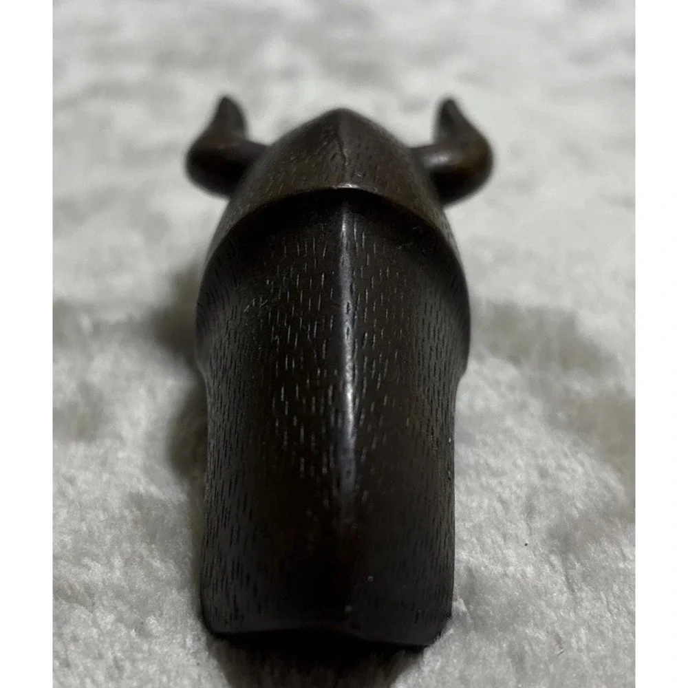 Vintage Diepenbrock Bull Bottle Opener Bronze Patina Troy Store Abstract